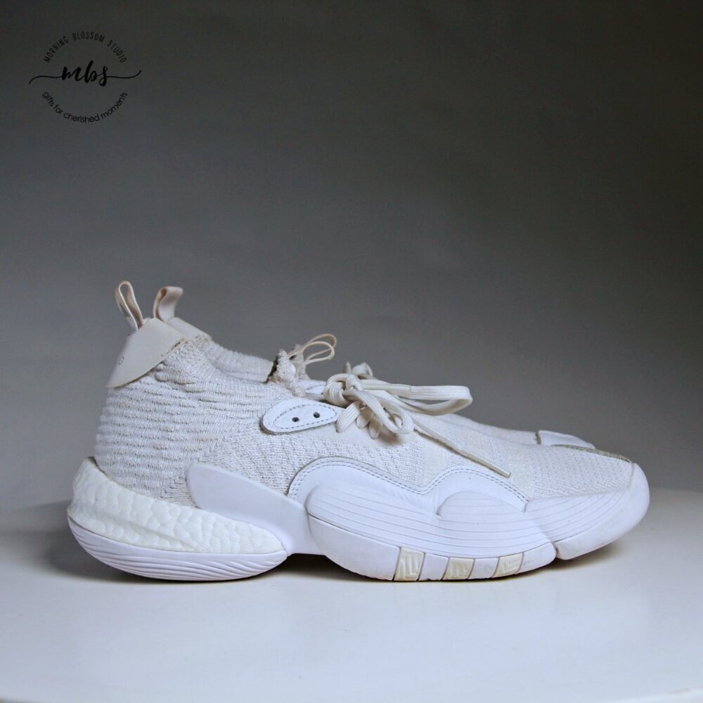 Adidas Trae‎ Young 2.0 Triple White Sneakers
